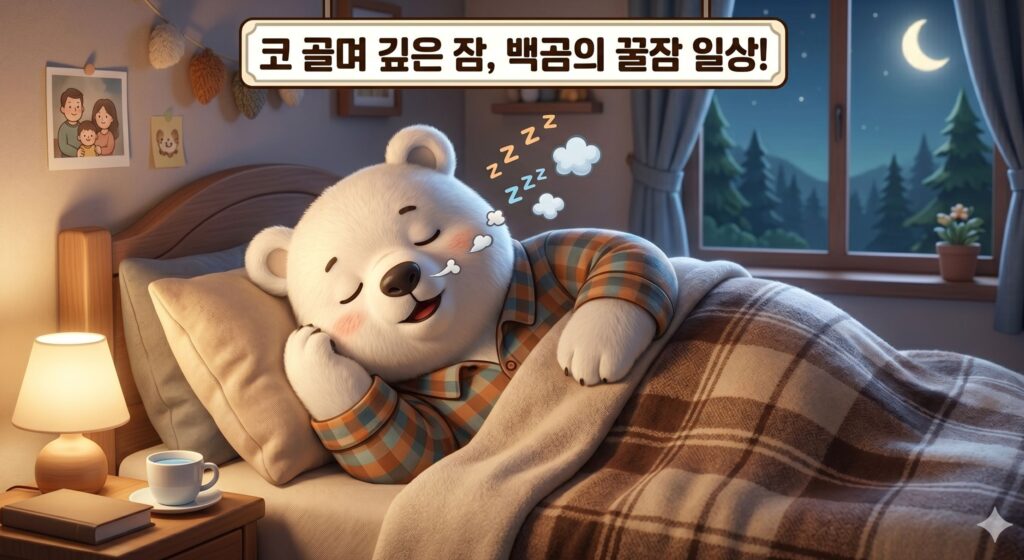 코골이 방치하면 위험한 이유와 자가 진단법 내용을 확인하고 자신의 수면 상태를 점검하는 모습